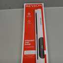 REVLON Crystal C + Ceramic Digital Hair Flat Iron | Long-Lasting Shine and Less Frizz, (1 in)