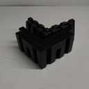 4PCS Multipurpose Cargo Organizer Blocks, Plastic Car Trunk Storage Organizer Blocks Used with Wool Carpet, Adjustable Trunk Divider Cargo Containment System for Car SUV Van