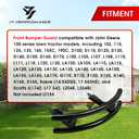 JY PERFORMANCE Front Bumper Guard Compatible with John Deere 100 Series 102 115 125 135 145 155C 190C D100 D110 D120 Lawn Tractor Brush Guard