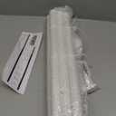Briofox White Curtain Rods for Windows 66 To 120 Inch, 1 Inch Heavy Duty Adjustable Curtain Rod With Modern Decorative End Cap Finials WIth BracketsNOT TENSION ROD