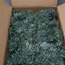 CCINEE 9FT Prelit Artificial Christmas Garland, Green Xmas Garland Battery Operated with 50 Warm LED Lights Lighted Christmas Pine Garland for Mantle Fireplace Stairs Indoor Outdoor Decoration