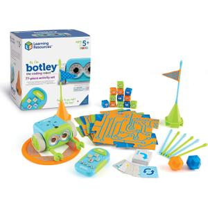 Learning Resources Botley The Coding Robot Activity Set - 77 Pieces, Ages 5+, Screen-Free Coding Robots for Kids, STEM Toys for Kids, Programming for Kids, for Kids