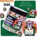 2 x Funny Raccoon Dumpster Fire Affirmation Jar  60 Sarcastic Positive Notes for Emotional Support, Mini Dumpster Fire Gift for Coworkers, Funny Office Desk Decor & Stocking Stuffers  SOLMAY