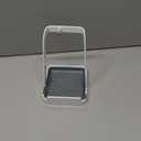 YAMAZAKI Home Tower Ladle Holder - Lid Stand For Utensils In Kitchen - Steel (Small, White)