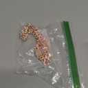 LEIFIDE Dog Chain Collar Diamond Link Puppy Collar 12 mm Wide Dog Necklace Metal Cat Chain Pet Crystal Necklace Jewelry Accessories for Small Medium Large Pet(14 Inch,Rose Gold, Pink)