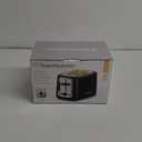 Toastmaster 2-Slice Cool Touch Toaster, black with stainless accent