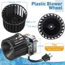 1 Pcs Replacement Fan Blower Assembly Compatible with Nutone Broan S97009796, 162-E/G/J/K/L/M and 164-E/G/J/K/L/M, 70 CFM 120V 0.9A Bathroom Exhaust Fan Motor Replacement