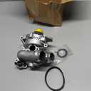 HRepair Aluminum Water Pump With Belt fits for 2008-2016 Audi A3-A6 Q3 Q5 TT Quattro Allroad & VW Beetle CC Eos GTI Jetta Passat,Electric Engine Water Pump Assembly丨06H121026AB