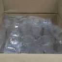 Plastic Bud Vases in Bulk Small Clear Flowers Vases for Centerpieces Wedding Decorations Home Banquet Formal Dinners Party Table Decor, 2.64 x 6.69 Inch (120 Pcs)