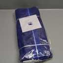 RUGGED RHINO 4 Pack Heavy Duty Extra Large Moving Bags, Durable Bag Strong Handles and Zipper, Moving Boxes Alternative for College Packing, Holiday Dcor, Space Saving Storage with Label, Blue/Clear