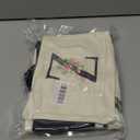 AYGE Personalized Initial Canvas Beach Bag Cosmetic Bags, Tote Bag, Makeup Bag, Gifts for Sister Mom Teacher Bridesmaid