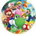 Fuyhiuous 40Pack Mario birthday Party Supplies include 20 plates, 20 napkins for the Mario party decoration
