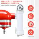 Pasta Attachment for Kitchenaid Stand Mixer, Pasta Press Attachment for KitchenAid Stand Mixer - Durable Pasta Maker with 5 Upgraded Plastic Plates for Homemade Spaghetti & Macaroni