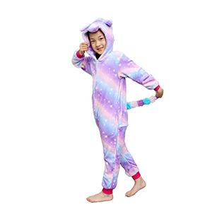 Unicorn Onesie for Animal Pajamas Cosplay Halloween Unisex Costume 130