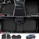 Floor Mats Fit for 2024 2025 2026 Chevrolet Traverse 7 Seats (Bucket Seats),3 Row Floor Mats & Backrest mats & Trunk mat for Chevy Traverse Accessories