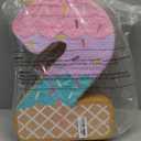 BLUE PANDA Pull String Pinata Number 2-16.5 x 11.5 x 3 In, Multicolor - Ice Cream 2nd Birthday Pinata for Two Sweet Birthday Decorations & Toddler Party Decoration