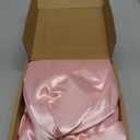 Large Pink Bow for Coquette Room Decor, 40x24 In Satin Ribbon Tie Coquette Birthday Decorations, Giant Pastel Pink Hanging Wall Decor for Ballerina Girl Just Want to Be One (Internal Stability Layer)