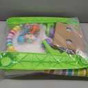 Fisher-Price Baby Playmat Deluxe Kick & Play Piano Gym for Learning & 2 Maracas Soft Rattles for Newborn to Toddler Play Ages 0+ Months (Green)