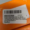 GOSERCE Rhinestone Heels Dressy Women's Stiletto Pointed Toe Pumps Mesh High Heel Pumps Fashion Prom Wedding Evening Party Shoes (Black)