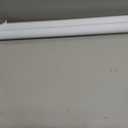 No Drill Zebra Blinds for French Door, 24 5/8" W x 72" L, White