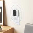 Blink Sync Module 2 Wall Mount with Short USB Cable, honecumi No-Drill Outlet Mount Bracket for Blink Sync Module 2, Compact Cable Management Holder, Space Saving Blink Accessories  White