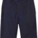 French Toast Boys Adaptive Bermuda Shorts with Hook and Loop Closure (4, Navy)