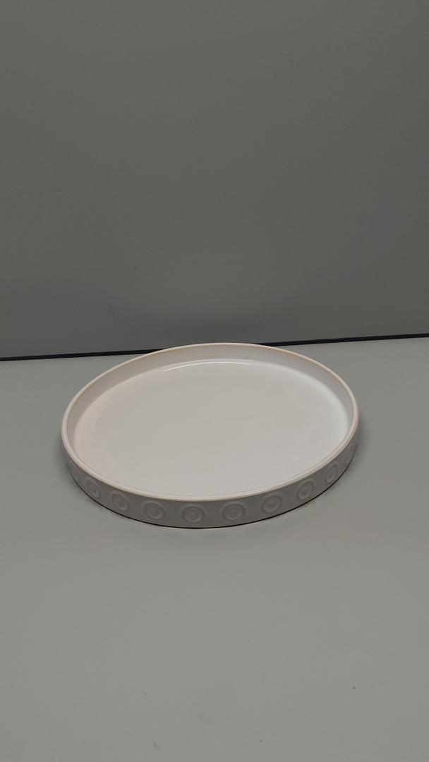 Eightpot Plant Pot Saucer - 11.4 Inch Plant Saucer for Outdoors Ceramic Plant Tray for Indoors No Holes Large Plant Drip Trays Round Flower Pot Saucer Plant Dishes to Catch Water Write