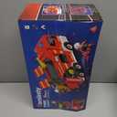 Large Fire Truck Toy with 2 Firefighters & Rescue Tools, Lights & Siren Sounds, Assemble & DIY Fire Rescue Truck Vehicle Toy for Boys Girls Christmas Birthday Gifts Kids Toys for 3 4 5 6 7 8 Years Old