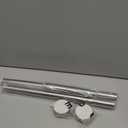 Shower Curtain Rod, 1" Diameter Heavy Duty Tension Shower Rod, Non Slip Adjustable 28-46 inch No Drilling Shower Curtain Rods Spring Tension For Bathroom, Shower Stall, No Rust, Nickel