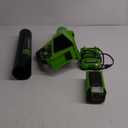 Greenworks 40V (120 MPH / 450 CFM / 75+ Compatible Tools) Cordless Axial Leaf Blower, 4.0Ah Battery and Charger Included