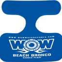 WOW Sports - Foam Water Saddle Float for Kids & Adults - 1 Person Pool Seat - Whale Tail - Pool Party Accessory - Blue