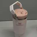 STANLEY IceFlow 2.0 Flip Straw Tumbler with Handle 30 oz | Twist On Lid and Flip Up Straw | Leak Resistant Water Bottle | Insulated Stainless Steel | BPA-Free | Rose Quartz