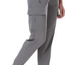 Oalka Women's Cargo Hiking Pants Lightweight Travel Pockets Joggers Quick Dry, Medium