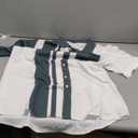 Bowling Shirts for Men Retro Short Sleeve Button Down Shirt Hawaiian Casual Printed Beach Shirt Size L