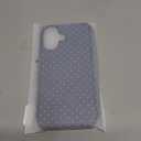 Jusy Compatible with MagSafe Polka Dot Case for iPhone 16, Cute Aesthetic Polka Dots Magnetic Phone Case, Soft TPU and Hard PC Protective Phone Cover for Women Girls (Matte), Navy Blue