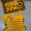 Gas Can Spout Replacement - Flexible Nozzle Kit Including Screw Collar, Spout Sealing Cap, Extra Rubber Gasket, Replacement Vent Caps for Most 1/2/5/10 Gal Oil Cans