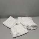 Cream White Throw Pillow Covers 18 x 18 set of 4, Cute Boho Throw Pillow Cover for Couch/Bed, Decorative Pillows Covers for Sofa/Bed, Accent Pillow Covers for Living Room, Rustic/Home/Room Decor