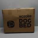 Orthopedic Washable Large Dog Bed: Waterproof Pet Bed with Bolsters - Removable Washable Cover for L XL XXL Large Sized Dog Bed - Non-Slip Bottom - Dark Gray