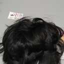 Healeved Cosplay Wig Natural Black Short Hair Wig for Men Straight Wig Male Wig Cosplay Wig for Festival Party