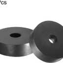 uxcell 4pcs Rubber Spacers 70mm OD, 12mm ID, 20mm Height Round Anti Vibration Spacer Rubber Bushing Grommets Thick Rubber Washers for Home Car Accessories