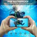 3 x Temdan for Samsung Galaxy S22 Ultra Case Waterproof, Built in Screen Protector 360 Full Body Heavy Duty Shockproof IP68 Waterproof Galaxy S22 Ultra Case for Samsung S22 Ultra 5G 6.8 inch Black