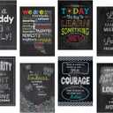 CTP Inspire U 8-Poster Chalk It Up! Pack, Classroom Posters, 13 3/8 x 19 Each (Creative Teaching Press 6686)