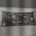 Patelai 30 Pieces Christmas Fillable Ornaments Crafts Clear Glass Plastic Light Bulbs Hanging Ball Ornaments with Screw Off Caps and Silver Rope for Christmas Tree Decoration DIY Crafts