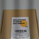 Blind Spot Driver Side Mirror Compatible with 2008-2020 Dodge Grand Caravan, 2008-2016 Chrysler Town Country, 2012-2015 RAM CV, 2009-2014 VW Routan, Left Side Mirrors with Power Heated