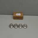 Fasbeu Silver Suction Cup Hooks for Shower Waterproof - No Drill Stainless Steel Towel Hooks for Bathroom Wall, Kitchen, Glass, Mirror, Tile - Ideal for Hanging Towels, Robes, and Loofahs(4 pcs)