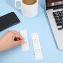 200 Pcs NFC Stickers Ntag215 Programmable NFC Tags Sticker 504 Bytes Memory Adhesive Labels Rewritable RFID Stickers Tag Compatible with NFC-Enabledsmartphones and Devices