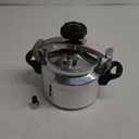 Aluminum Pressure Cooker, 3L/4L/5L Explosion Proof Pressure Canner with Easy Lock Lid, Pressure Cooker for Gas Stove Induction Cooker, Fast Cooking Cookware (3L)