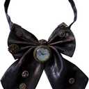 BLESSUME Steampunk Bowtie Gothic Costume Tie Retro Vintage Costume Accessory (Black 5)
