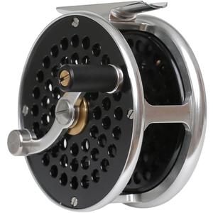 Vintage Classic Fly Fishing Reel,Right/Left Handle Position, Click and Pawl Fly Reel 3/4wt 5/6wt 7/9wt (Black)
