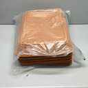 6 Pcs 17.7 Inch Poly Wicker Bread Basket Woven Bread Baskets Rattan Fruit Tabletop Food Basket for Vegetables Restaurant Kitchen Serving Display